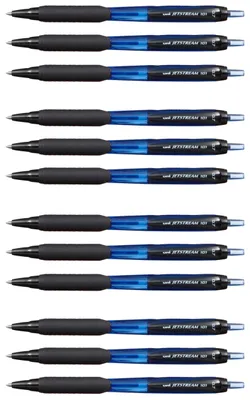 Produktbild von UNI JETSTREAM SXN-101 Kugelschreiber Blau Paket 12 Stück