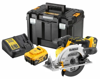DEWALT Akku-Handkreissäge 18V 165mm DCS565P2 mit 2x5,0Ah und Ladegerät