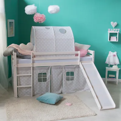 Image de tunnel lit enfant tente de lit tunnel accessoires de lit gris