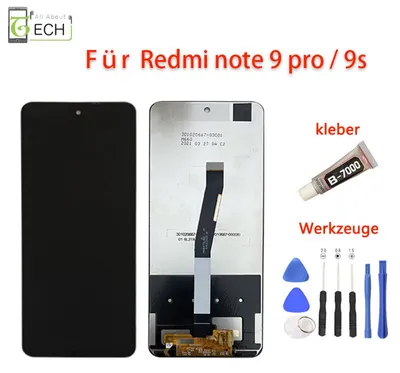 Produktbild von Für Xiaomi Redmi Note 9 Pro / 9s LCD Display Bildschirm Touch Screen