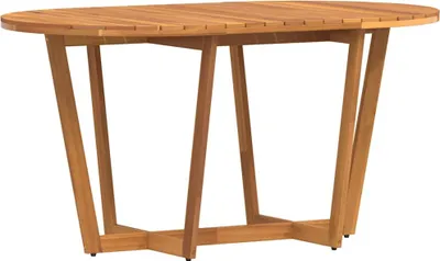 Produktbild von vidaXL Garten-Esstisch Oval 150x90x75 cm Massivholz Akazie
