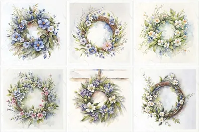 Image de Set de papier de bricolage scrapbooking riz - ITD - RSM123 Guirlande, fleurs blanches