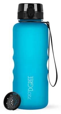 Produktbild von 720°DGREE Trinkflasche uberBottle softTouch mit Sieb sky blue 1,5l