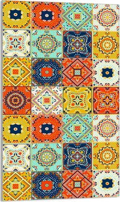 Produktbild von Glasschneidebrett 30x52 Mosaik