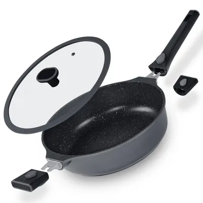 Produktbild von STONELINE® SMART Schmorpfanne 28 cm | mit Deckel - Grau