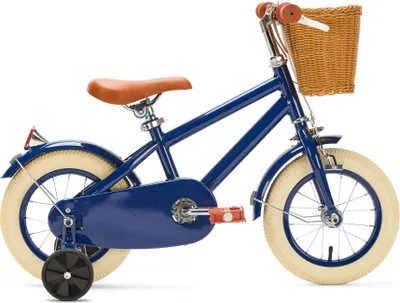Image de Génération Retro 12 pouces bleu - Vélo enfant avec panier