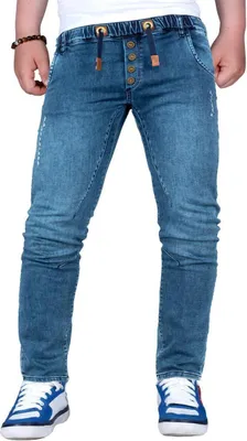 Produktbild von Reichstadt Jungen Jogging Jeans RS105 Blau - 14Y (158)