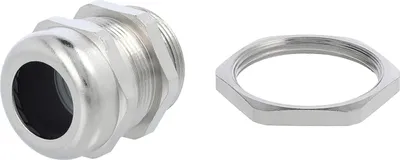 Immagine prodotto di Raccordo LAPP con controdado M32x1,5 ottone (CuZn) nichelato lunghezza filettatura 9,0 mm - 1 pezzo