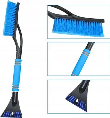 Produktbild von ECARLA Eiskratzer mit Besenblau