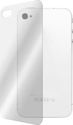 Produktbild von 1er-Pack PhoneNatic Glas-Folie Rückseite klar  kompatibel mit Apple iPhone 4S - Panzerglas für iPhone 4S