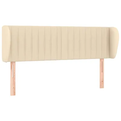 Produktbild von vidaXL Kopfteil mit Ohren Creme 147x23x78/88 cm Stoff