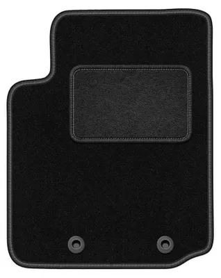 Produktbild von Fahrermatte Velours für Citroen C3 Pluriel 2003-2010 (Cabrio) – 1-tlg, Schwarz, passgenau – Wielganizator LUX