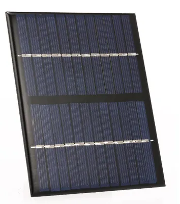 Obrázok produktu pre Solárna nabíjačka 1,5 W/12 V s krokosvorkou a kompaktným polykryštalickým solárnym panelom pre záhradné/dopravné/núdzové osvetlenie, solárne čerpadlá, vonkajšiu reklamu a hračky