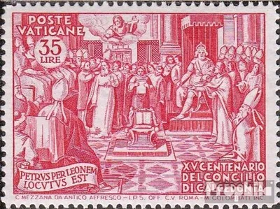Produktbild von Briefmarken Vatikanstadt 1951 Mi 182 postfrisch Konzil von Chaldekon