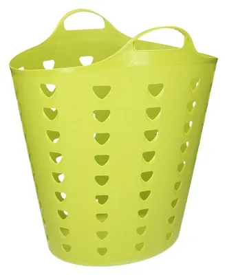 Produktbild von Flexibler Waschekorb - Kunststoff - 60L - grun - D38 x 47 - Wanne