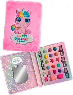 Image de Sweet Dreams Set de maquillage avec miroir Rosa Rosa Rosa Taille unique