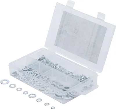 Produktbild von KRAFTMANN 8073 Unterlegscheiben-Sortiment, 250-tlg.