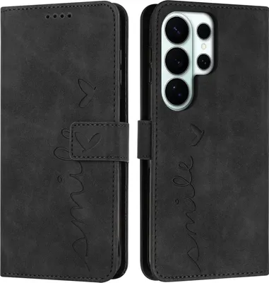 Produktbild von Samsung Galaxy S26 Ultra Hülle - Coverup Smile Klapphülle - Schwarz