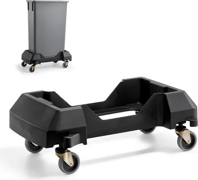 Image de Poubelle Dolly Chariot pour poubelles - Convient aux conteneurs de 60,6/87L - Capacité de charge 90kg - Pour de multiples utilisations