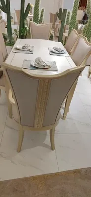 Produktbild von Luxus Möbel Sessel Stuhl Holz Einrichtung Hotel Lehnstuhl Stühle Neu Esszimmer
