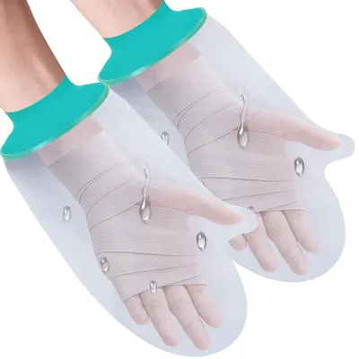 Produktbild von Wasserdichter Gipsverband-Überzug Hand, Schutz für Dusche & Bad, für Handgelenk nach Operationen, Erwachsene