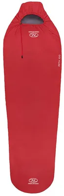 Productafbeelding van Highlander slaapzak Zeta 100, kleur: rood, comforttemperatuur: 10°C