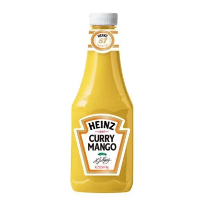 Produktbild von Heinz Curry Mango Sauce fruchtige cremig pikante Sauce 875ml