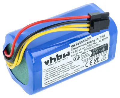 Produktbild von vhbw Akku Ersatz für Proscenic VR1717 für Saugroboter (2600 mAh, 14,8 V, Li-Ion)