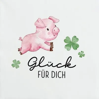 Produktbild von 20 Servietten Glück - Glück für Dich 33x33cm
