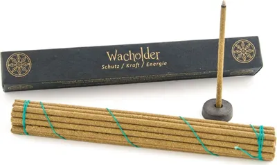 Produktbild von Räucherstäbchen Tibetan Line Wacholder Berk HS-520 27 Stäbchen plus Keramikhalter