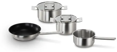 Produktbild von Bosch HEZ9SE040 Kochgeschirrset 4-teilig Antihafteigenschaft Edelstahl