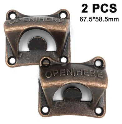 Produktbild von Wandflaschenöffner Set 2 Stück, Rotkupfer, Zinklegierung, Für Bar Terrasse Garage