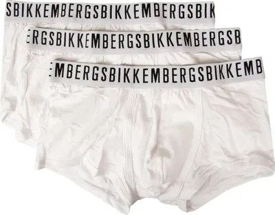 Produktbild von BIKKEMBERGS Herren-Boxershorts, 3er-Pack, sichtbare elastische Boxershorts aus Stretch-Baumwolle, Artikel BKK1UTR02TR, Dreierpack, S - EU S - US XS - FR 2, Cotone 95%,Elasthan 5%