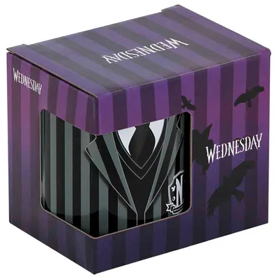 Produktbild von Karactermania Mittwochsuniform Tasse Schwarz Schwarz One Size