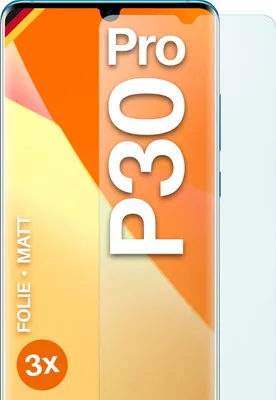 Produktbild von moex® 3x Schutzfolie kompatibel mit Huawei P30 Pro/P30 Pro New Ed - Displayschutzfolie Anti Reflex Folie, Matt