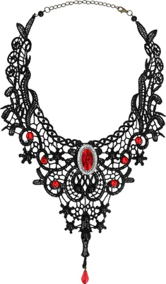 Produktbild von Vampirdame Collier - für Halloween Kostüm Damen