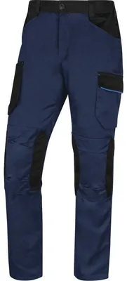 Image de Pantalon de travail multipoches MACH 2 V3 bleu marine/bleu roi T2XL - DELTA PLUS - M2PA3BMXX