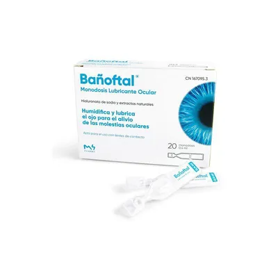 Produktbild von M4pharma Bañoftal Augenschmiermittel 20 Einzeldosen