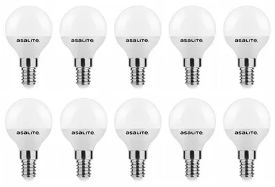 Produktbild von Asalite LED-Lampe G45 E14 6W 510lm 3000K 220-240V 10 Stück