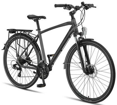 Immagine prodotto di Licorne Bike Premium Touring Trekking Bike in 28 pollici - bici per ragazzi, ragazze, donne e uomini - cambio a 21 velocità - mountain bike - bici da cross