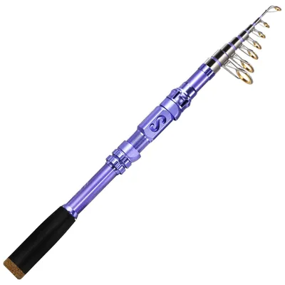 Immagine prodotto di Canne da pesca telescopiche, 1,8 metri, in fibra di carbonio, canne da spinning, per accessori da pesca