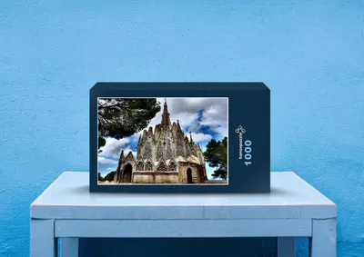 Produktbild von hansepuzzle 60452 - Kirche Puzzle, 1000 Teile, Religion, 60,0 x 46,0cm mit hochwertiger Aufbewahrung, Kartonbox und wiederverschließbarem Beutel