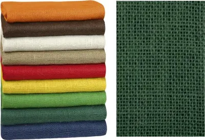 Obrázek produktu pro Dekorační jutová plachetka - 1,3 m x 3 m - Zelená