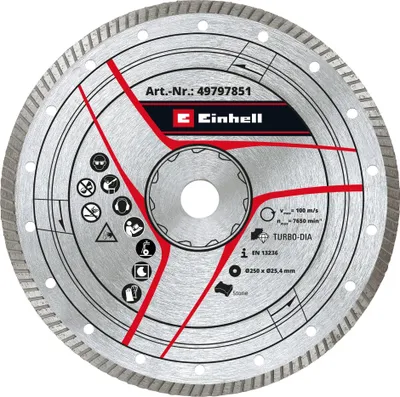 Produktbild von Einhell Steintrennmaschinen-Zubehör DIA-Trennsch. 250x25,4mm tur.