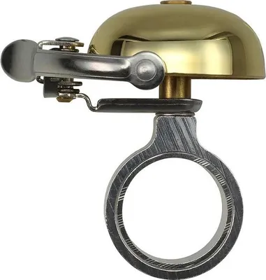 Productafbeelding van Fietsbel - Mini Suzu headset spacer bevestiging - Goud - Crane Bell