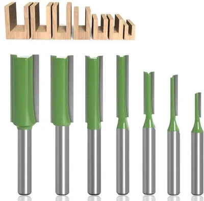 Obrázek produktu pro Sada fréz na dřevo, 6 mm, dřík 3–12 mm, pro zpracování dřeva