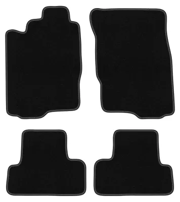 Productafbeelding van Velours automatten voor Mitsubishi Eclipse IV vanaf 2006 (coupé) – 4-delig, zwart, op maat – Wielganizator BASIC
