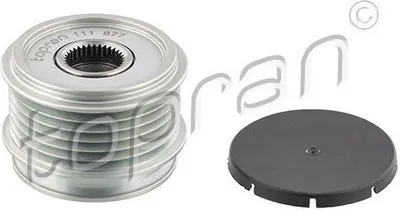 Produktbild von TOPRAN 111 877 - OE 022 903 119C Generatorfreilauf für A1 (8X), A2 (8Z), A3 (8L), A3 (8P), A4 (8E), A6 (4F), TT (8J), TT (8N), Alhambra (710, 711), Alhambra (7V), Altea (5P), Cordoba (6K), Cordoba (6L), Exeo (3R), Ibiza (6K), Ibiza (6L), Inca (6K), Leon (1M1), Leon (1P1), Toledo II (1M2), Toledo III (5P2), Toledo IV (KG3), Fabia I (6Y), Fabia II (54), Octavia I (1U), Octavia II (1Z), Rapid (NH), Roomster (5J), Superb II (3T), Yeti (5L), Beetle (5C), Bora (1J), Caddy II (9K), Caddy III (2C, 2K), Crafter (2E)