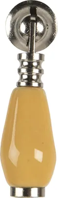 Produktbild von Clayre & Eef Türknauf 2x6 cm Gelb Keramik