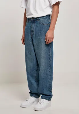 Produktbild von Urban Classics - Herren 90‘s Straight Jeans MID DEEP BLUE W38